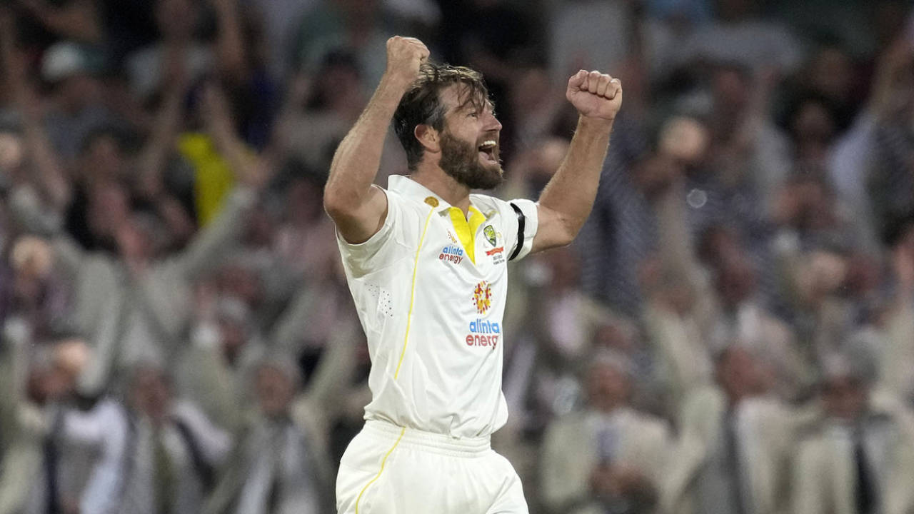 Michael Neser roars after taking the wicket of Haseeb Hameed, Australia vs England, 2nd Test, The Ashes, Adelaide, 2nd day, December 17, 2021