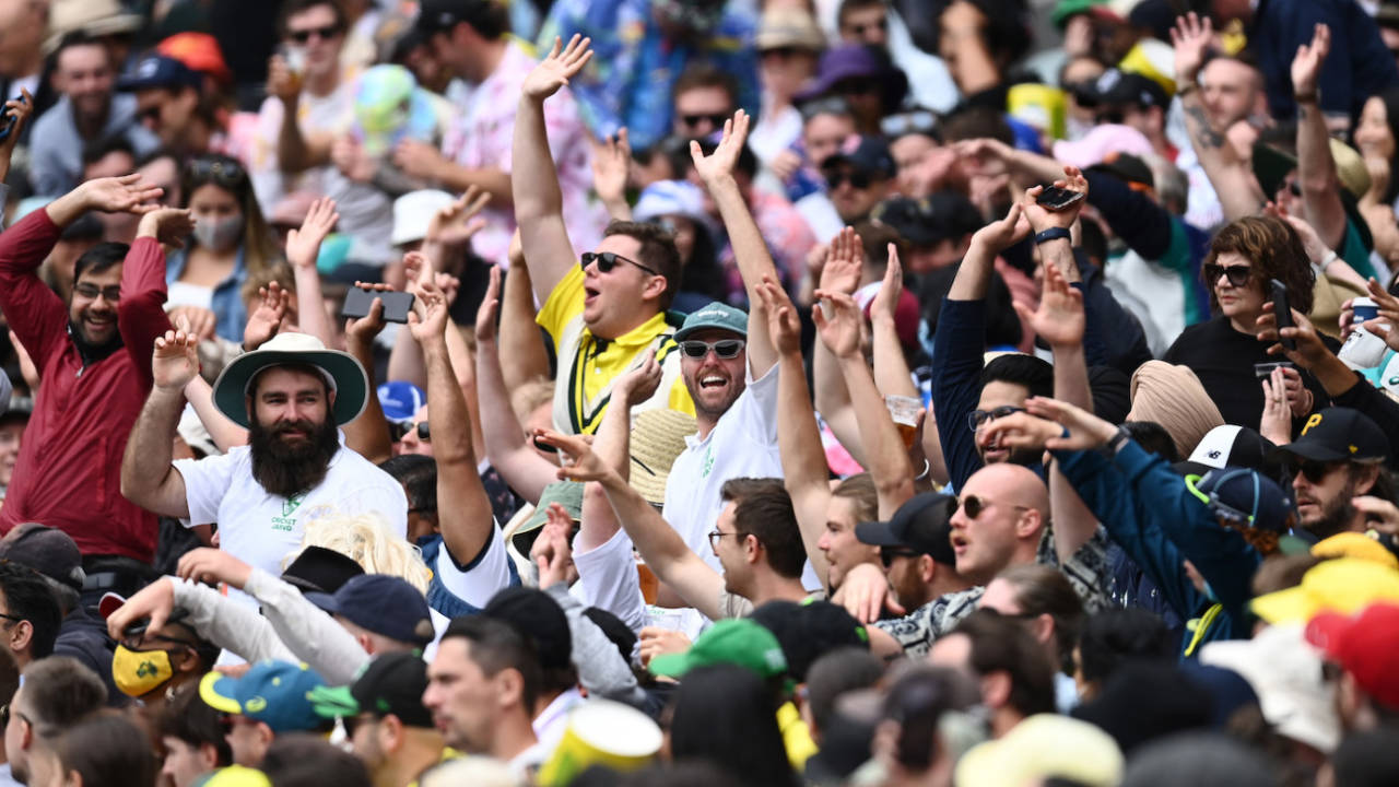 There was a good crowd at the MCG, Australia vs England, 3rd Test, 1st day, MCG, December 26, 2021