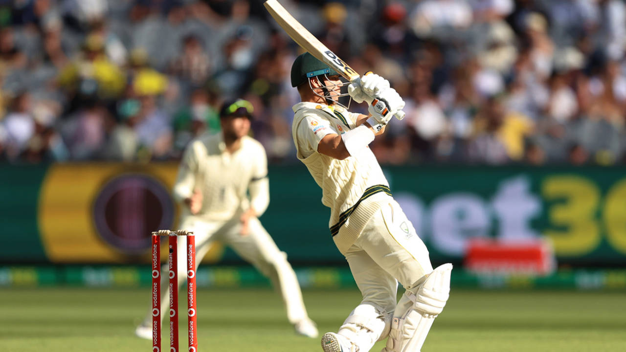David Warner was assertive during a fifty opening stand, Australia vs England, 3rd Test, 1st day, MCG, December 26, 2021