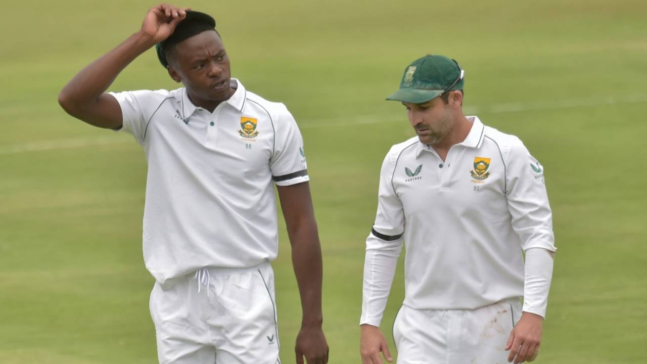 Kagiso Rabada, Dean Elgar and South Africa endured a tough first session, South Africa vs India, 1st Test, Centurion, 1st Day, December 26, 2021