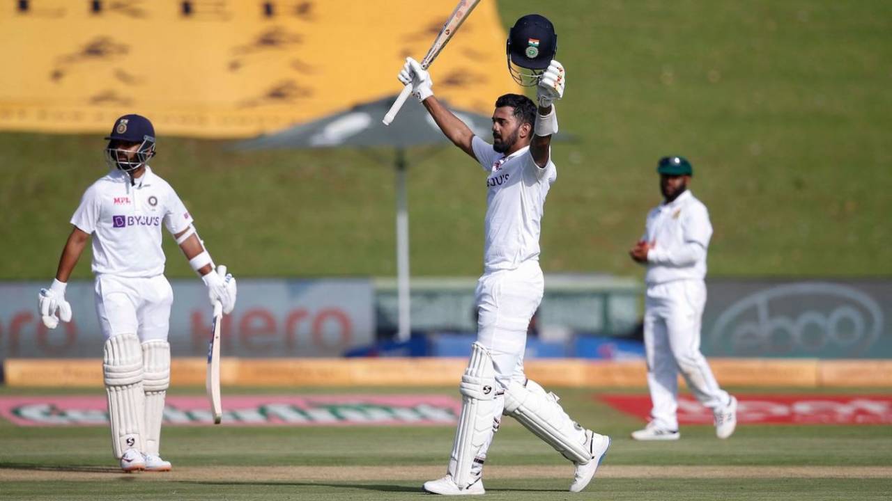 KL Rahul batted through the day for his hundred, South Africa vs India, 1st Test, Centurion, 1st day, December 26, 2021