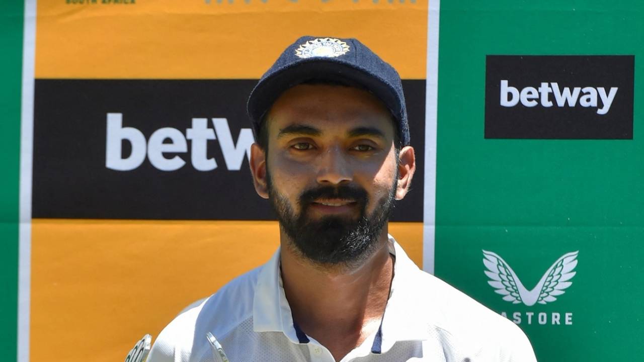 KL Rahul poses with the Player-of-the-Match trophy, South Africa vs India, 1st Test, Centurion, 5th day, December 30, 2021