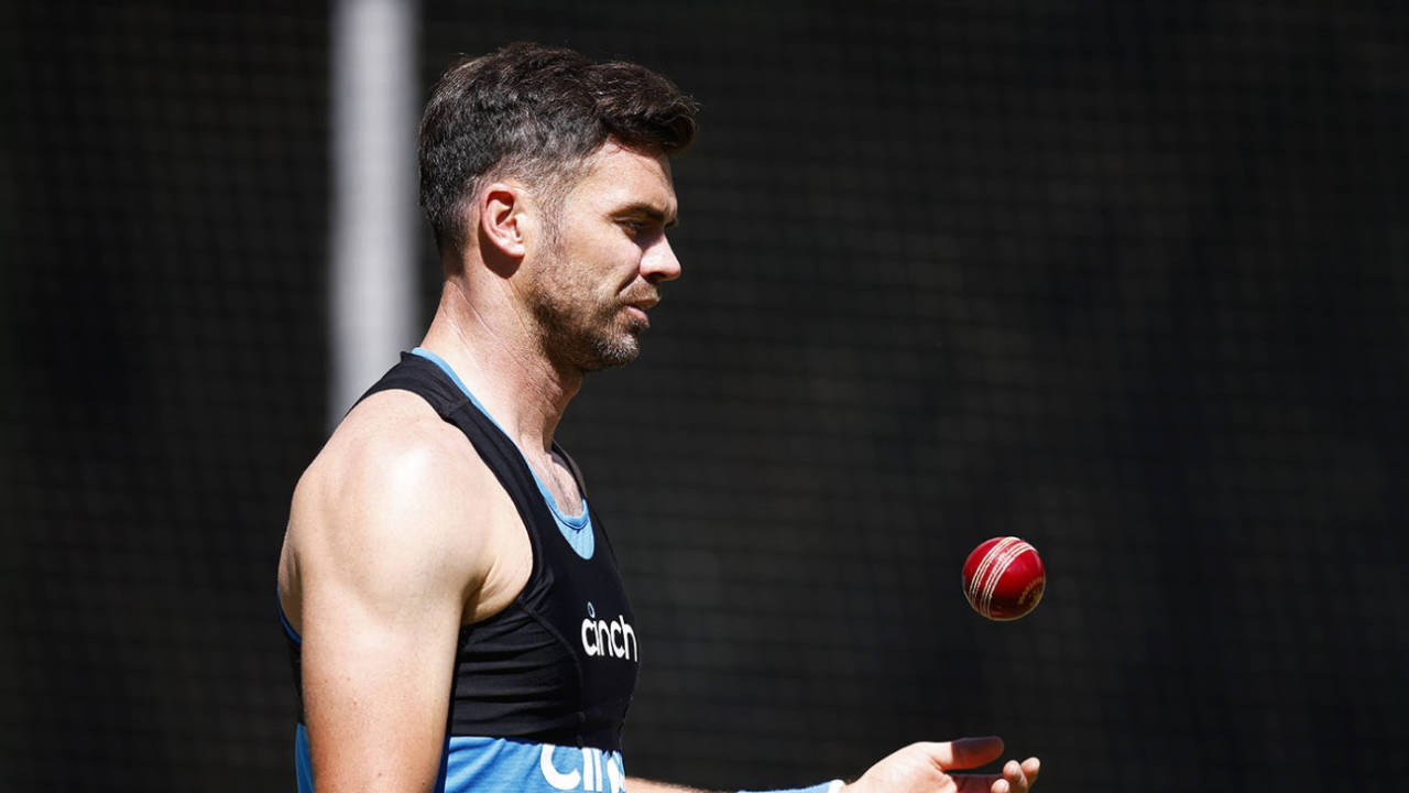 James Anderson hits the nets in Melbourne, England training, Melbourne, The Ashes, December 24, 2021