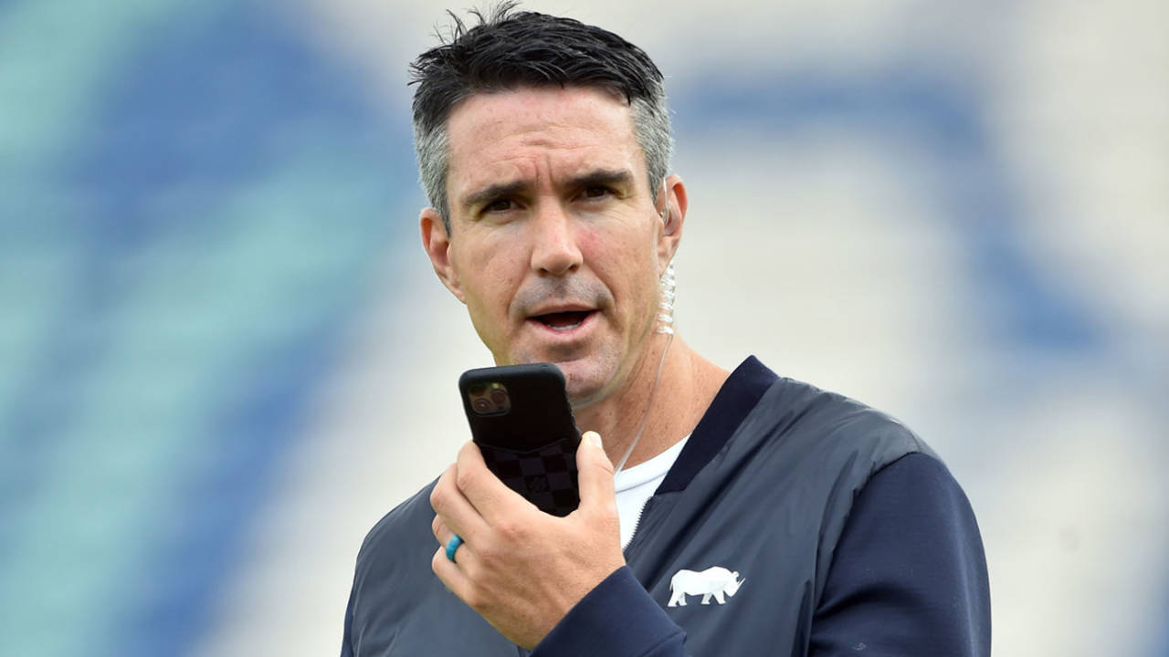 Kevin Pietersen was part of the commentary team on the Hundred, Welsh Fire vs Southern Brave, Women's Hundred, Cardiff, July 27, 2021