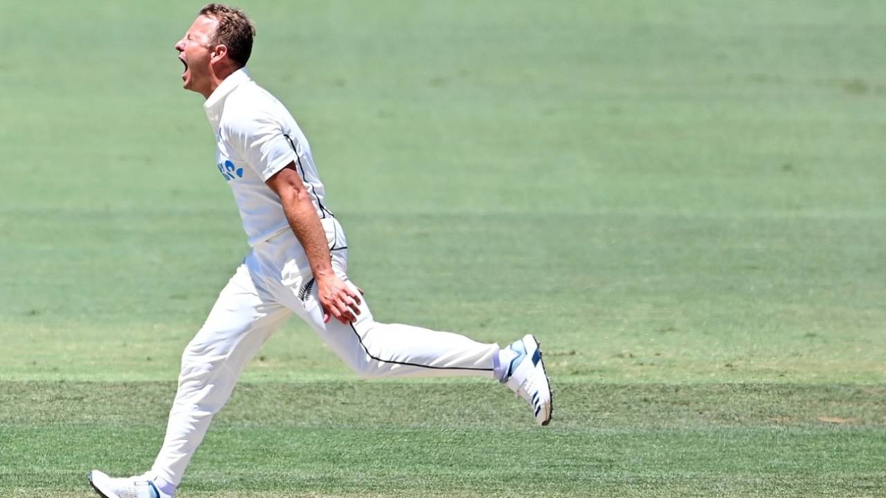 Neil Wagner reacts in frustration, New Zealand vs Bangladesh, 1st Test, Mount Maunganui, Day 3, January 3, 2022