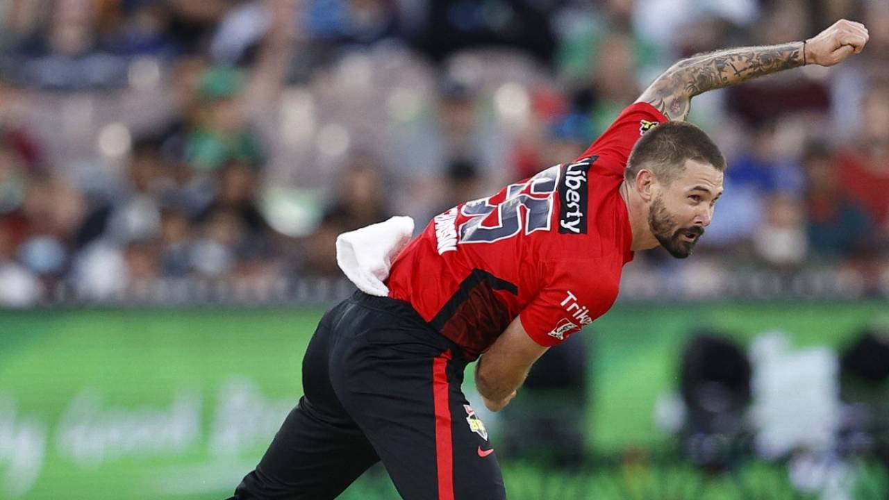 Kane Richardson picked up three wickets for 24, Melbourne Stars vs Melbourne Renegades, BBL 2021-22, Melbourne, January 3, 2022

