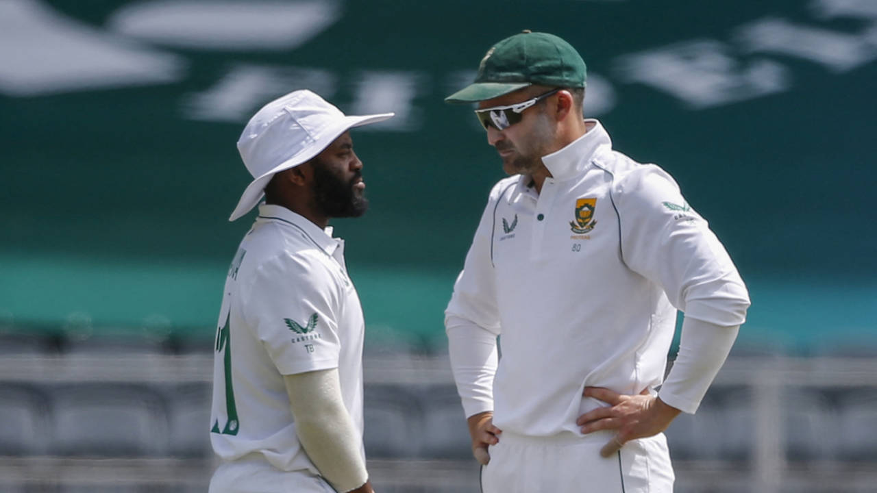 Temba Bavuma and Dean Elgar discuss South Africa's options, South Africa vs India, 2nd Test, Johannesburg, 3rd day, January 5, 2021