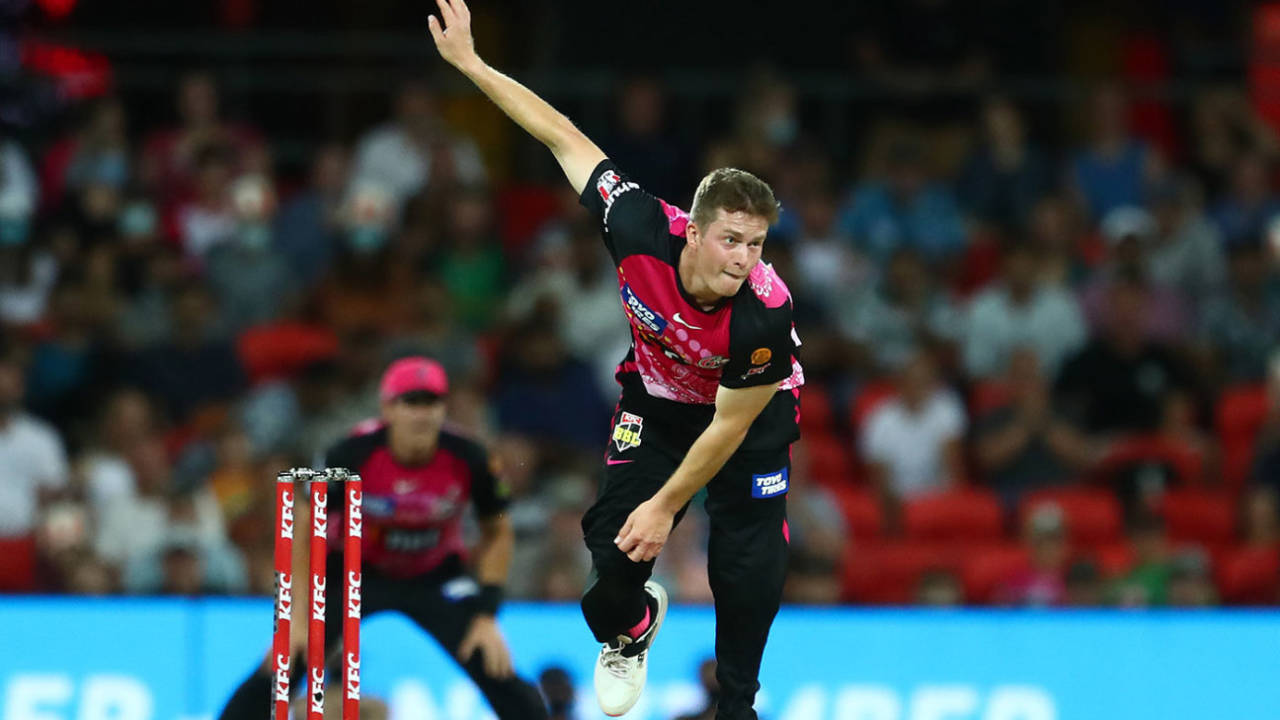 Hayden Kerr has been a central part of Sydney Sixers' attack, Perth Scorchers vs Sydney Sixers, BBL, Metricon Stadium, January 4, 2022