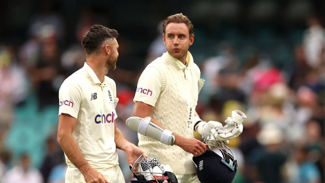 James Anderson and Stuart Broad held off Australia to seal the draw, Australia vs England, Men's Ashes, 4th Test, 5th day, Sydney, January 9, 2022