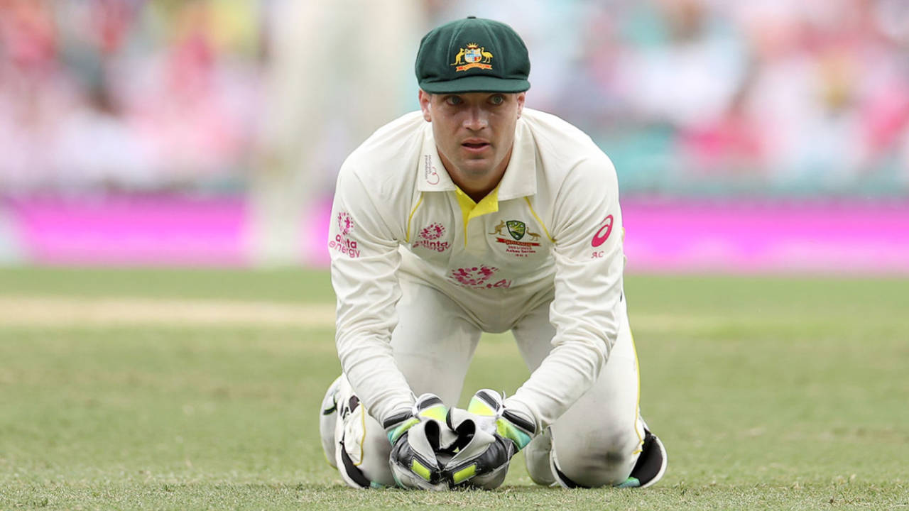 Alex Carey has had a mixed series with the gloves, Australia vs England, 4th Test, Sydney, January 7, 2021