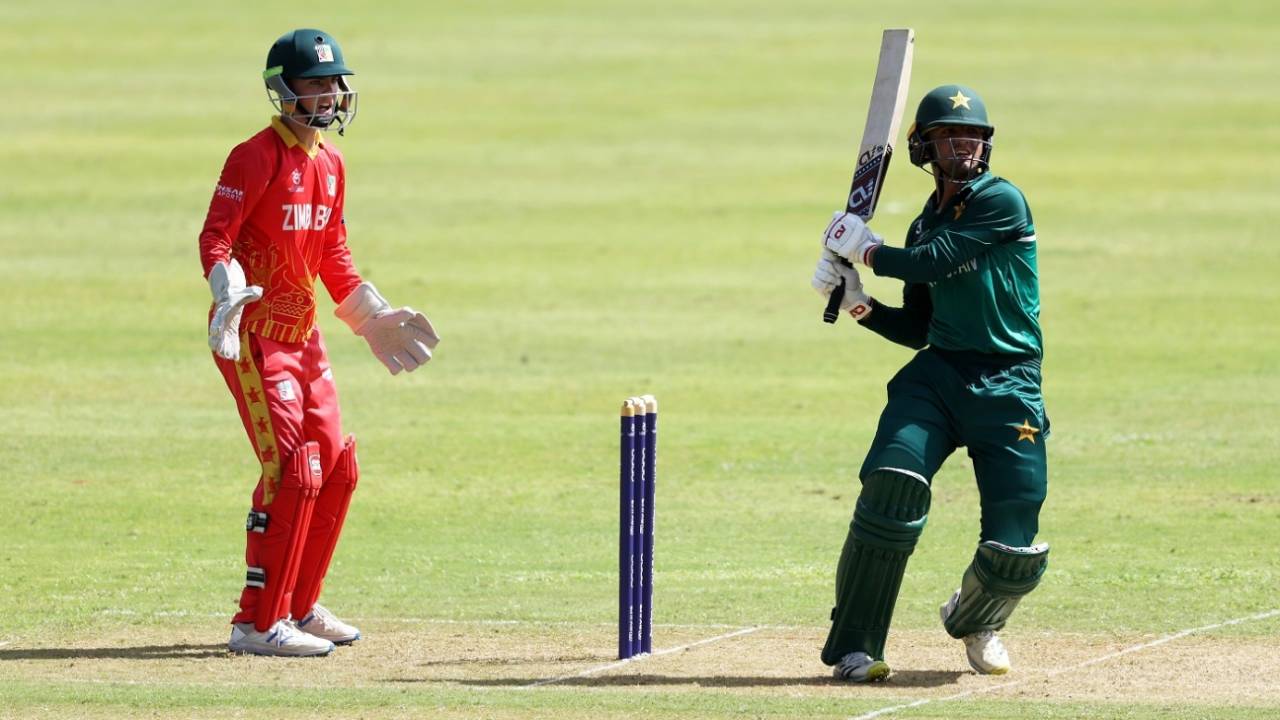 Haseebullah Khan struck a century, Pakistan vs Zimbabwe, Under-19 World Cup, Group C, Diego Martin, January 17, 2022