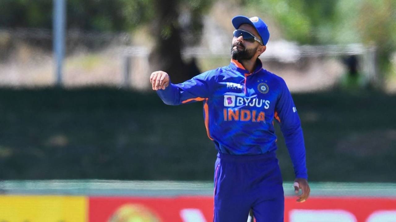 Virat Kohli plays his first ODI after being removed as captain, South Africa vs India, 1st ODI, Paarl, January 19, 2022