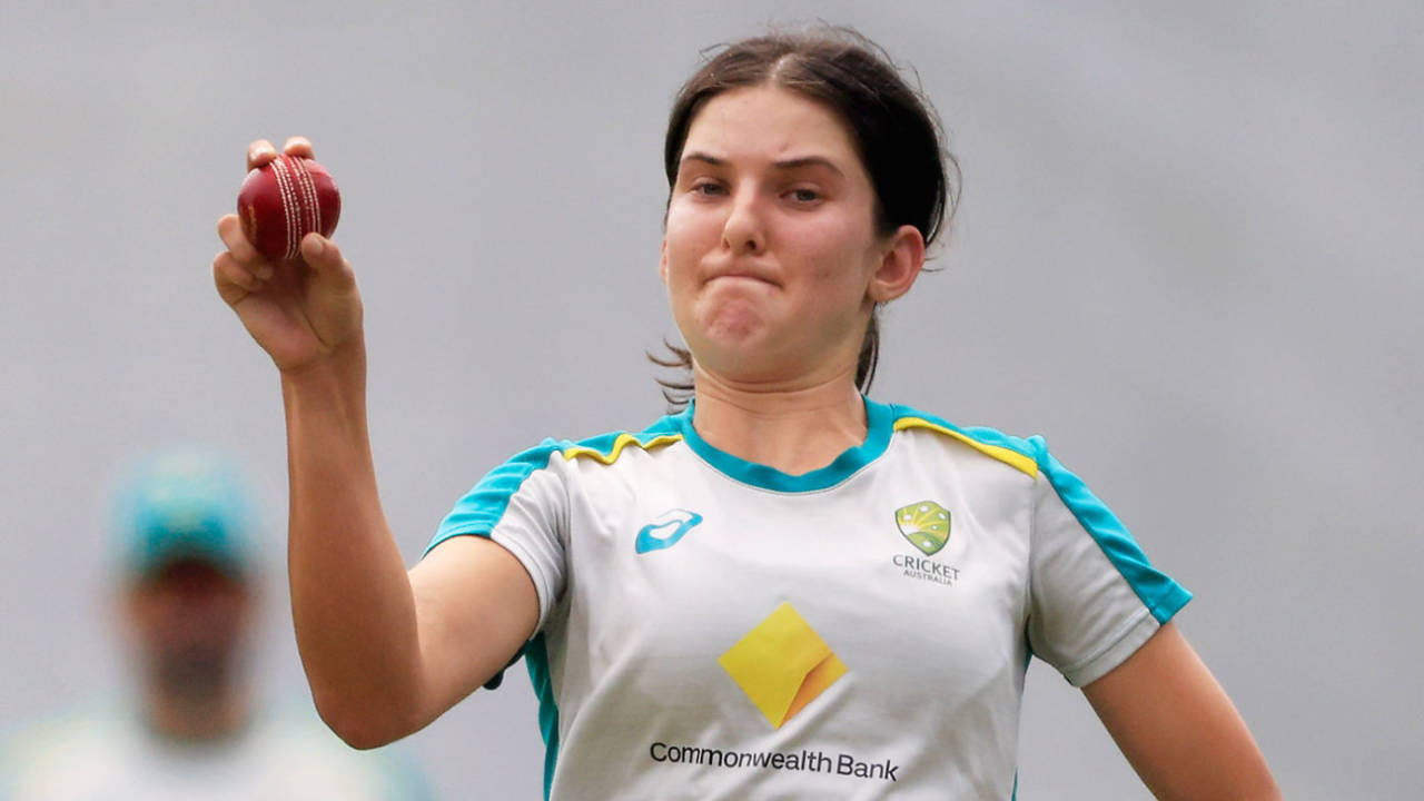 Stella Campbell after being called into Australia's Ashes squad, Canberra, January 25, 2022
