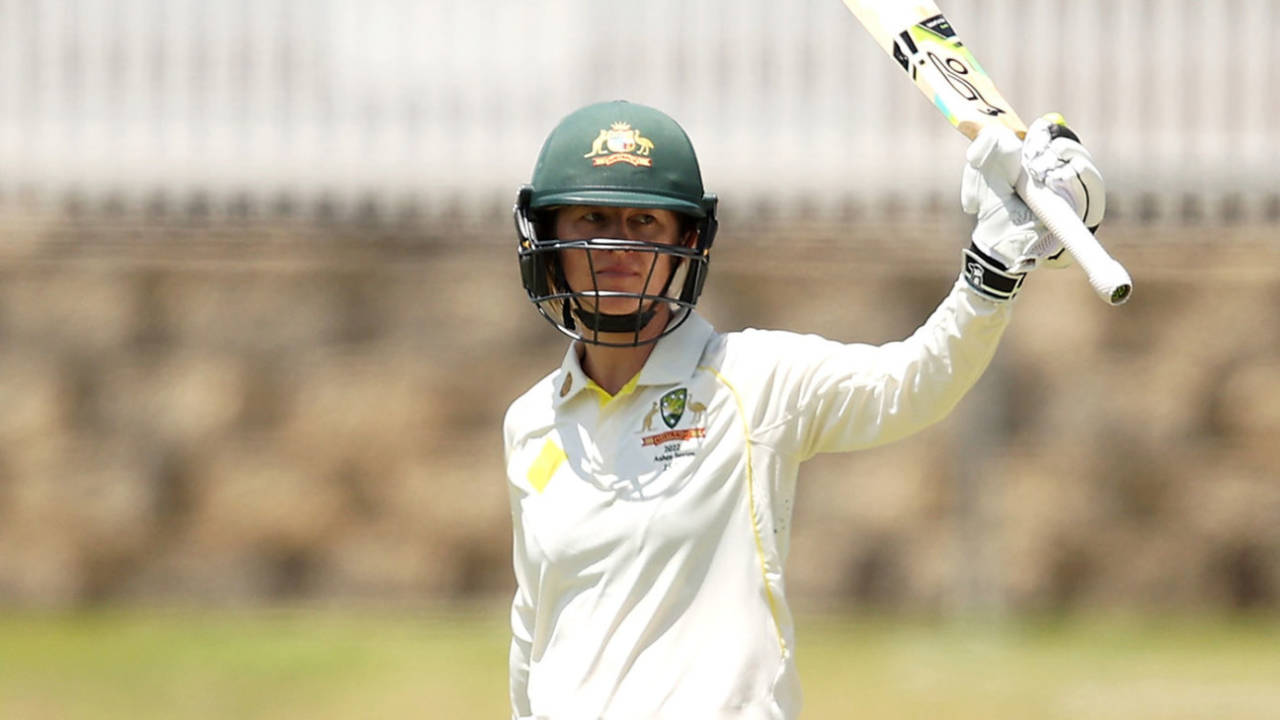 Rachael Haynes brings up her half-century, Australia vs England, Only Test, Women's Ashes, Canberra, January 27, 2022