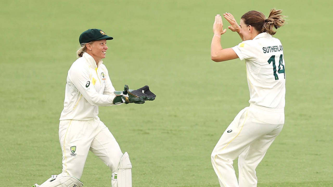 Annabel Sutherland took three wickets as likely loss for Australia almost became a win&nbsp;&nbsp;&bull;&nbsp;&nbsp;Getty Images