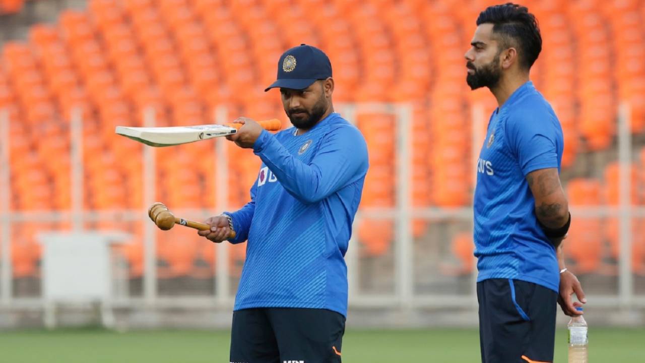 Rishabh Pant, Virat Kohli at training, India vs West Indies, 1st ODI, Ahmedabad, February 5, 2022