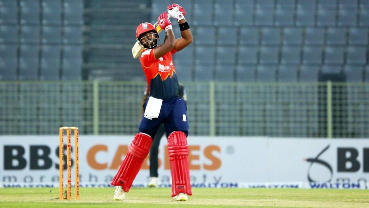 Munim Shahriar made 51 off 28 balls, Sylhet Sunrisers vs Fortune Barishal, Bangladesh Premier League, Sylhet, February 8, 2022