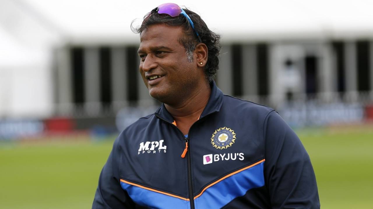 Ramesh Powar looks on, New Zealand Women vs India Women, only T20I, Queenstown, February 9, 2022