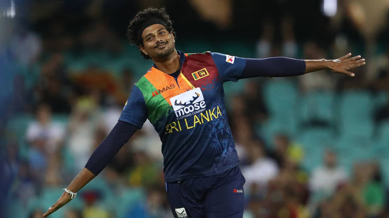 Binura Fernando last played for Sri Lanka in October 2022&nbsp;&nbsp;&bull;&nbsp;&nbsp;Getty Images