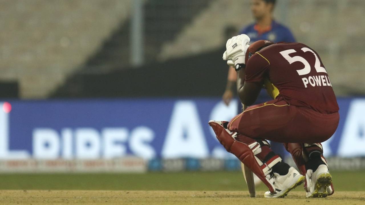Rovman Powell's 36-ball 68 went in vain, India vs West Indies, 2nd T20I, Kolkata, February 18, 2022