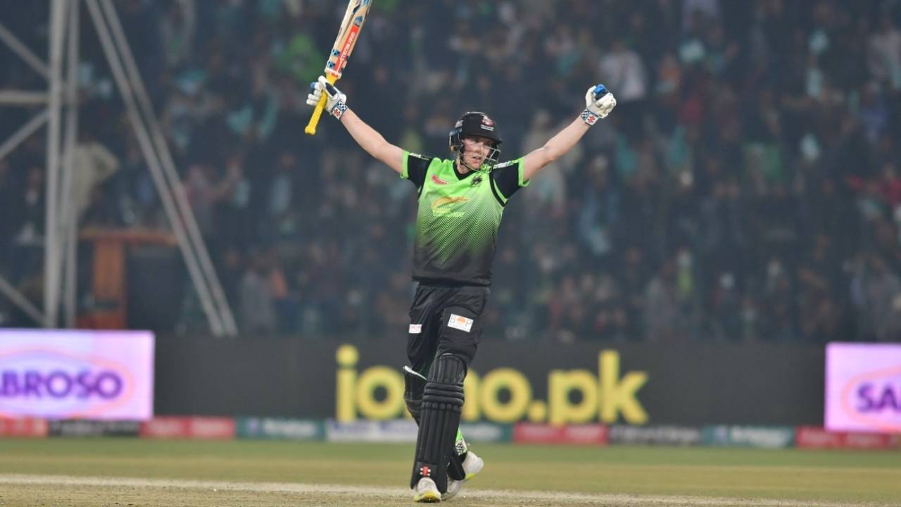 Harry Brook brought up a 48-ball century, the second-fastest in PSL history, Lahore Qalandars vs Islamabad United, PSL 2022, February 19, 2022
