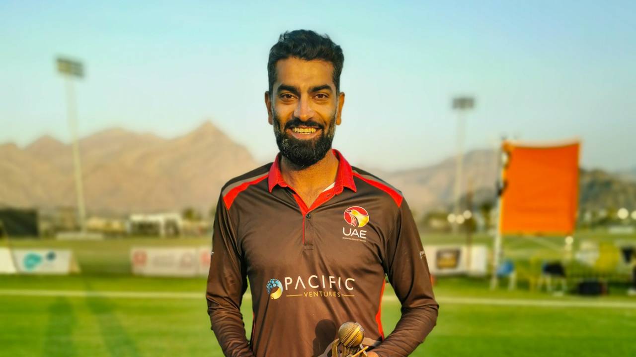 Ahmed Raza took Player of the Match honours after a T20I career-best 5 for 19