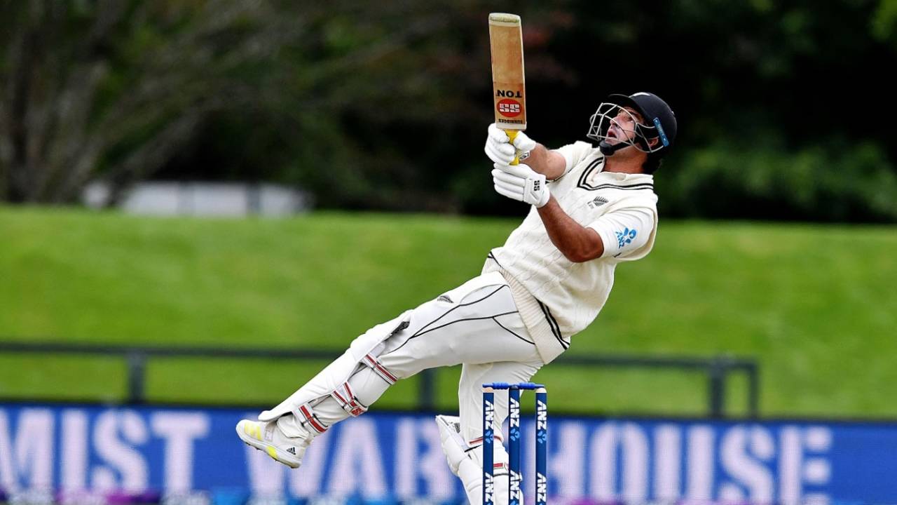 Colin de Grandhomme made a career-best, unbeaten 120, New Zealand vs South Africa, 2nd Test, Christchurch, 3rd day, February 27, 2022