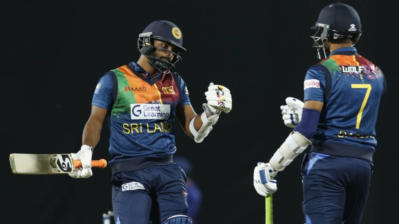 Chamika Karunaratne and Dasun Shanaka added 86 in quick time, India vs Sri Lanka, 3rd T20I, Dharamsala, February 27, 2022