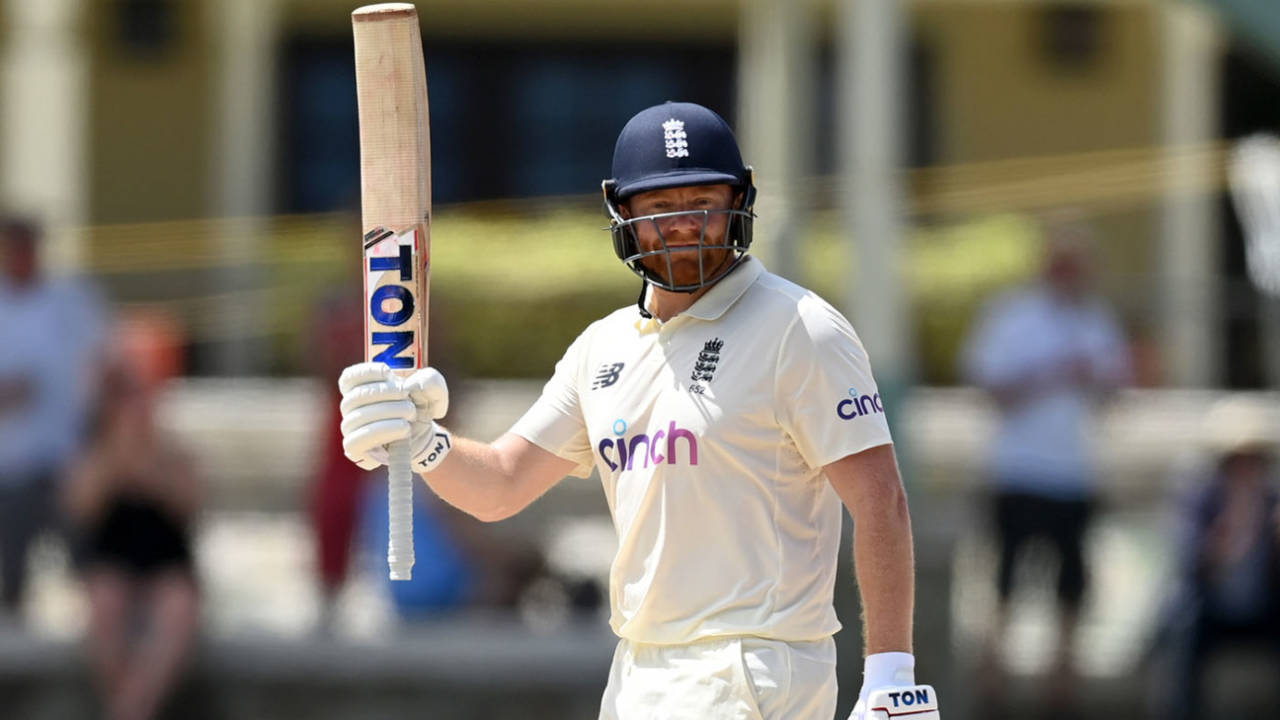 Jonny Bairstow made his second red-ball century of the winter&nbsp;&nbsp;&bull;&nbsp;&nbsp;Gareth Copley/Getty Images