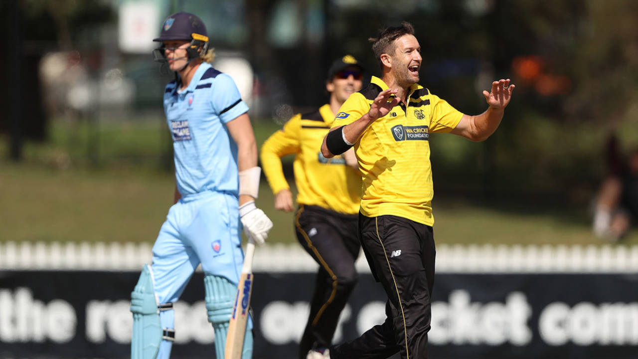 Andrew Tye claimed four wickets to take Western Australia to the title&nbsp;&nbsp;&bull;&nbsp;&nbsp;Getty Images