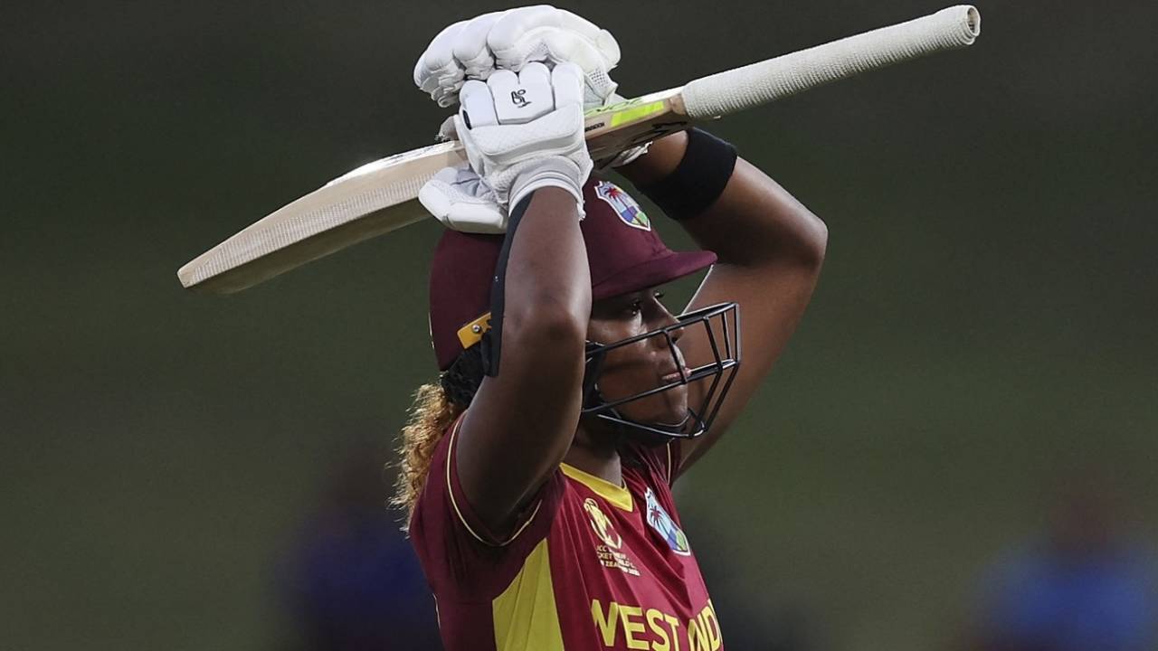 Hayley Matthews was out to tamely after a strong start, West Indies vs India, Women's World Cup 2022, Hamilton, March 12, 2022
