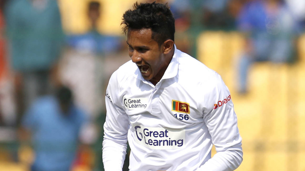 Praveen Jayawickrama won't be available for the second Test in Galle&nbsp;&nbsp;&bull;&nbsp;&nbsp;BCCI
