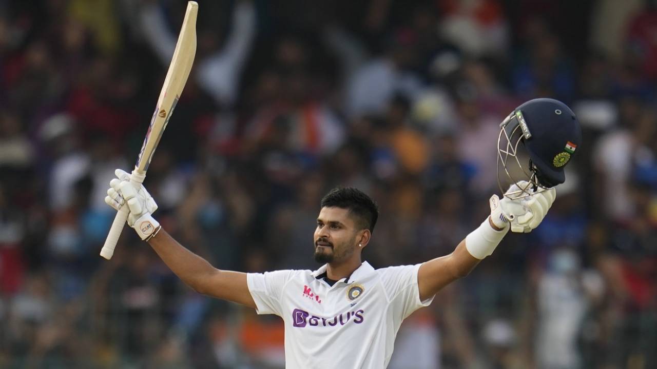 Shreyas Iyer has been the Player of the Match in two of his first four Tests&nbsp;&nbsp;&bull;&nbsp;&nbsp;Associated Press