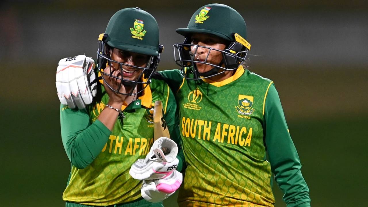 Trisha Chetty and Shabnim Ismail took South Africa over the line, England vs South Africa, Women's World Cup 2022, Mount Maunganui, March 14, 2022