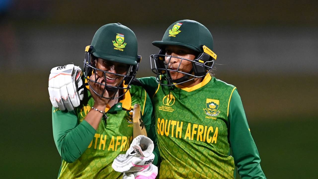 Trisha Chetty and Shabnim Ismail took South Africa over the line, England vs South Africa, Women's World Cup 2022, Mount Maunganui, March 14, 2022