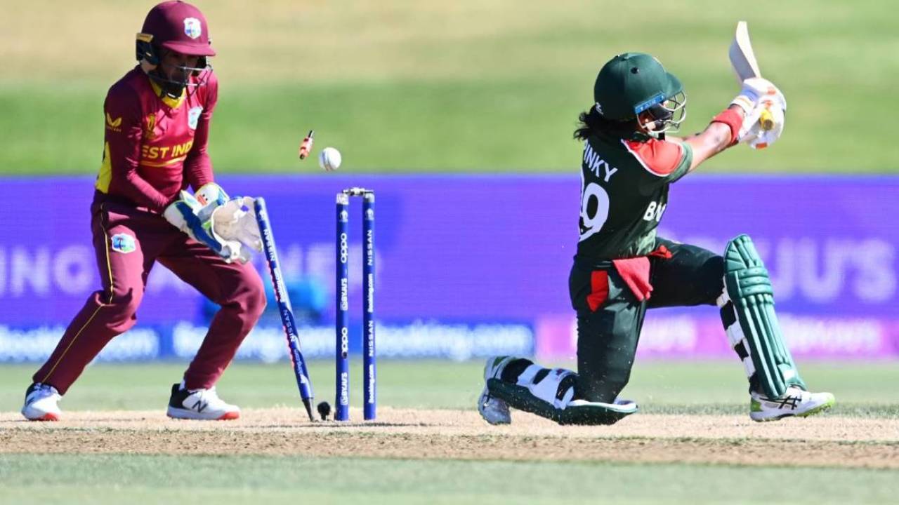 Afy Fletcher helped West Indies scythe through the middle order, West Indies v Bangladesh, Women's World Cup, Mount Maunganui, March 18, 2022