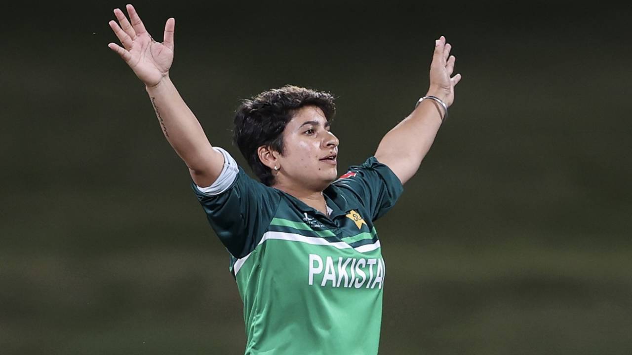 Nida Dar picked up 4 for 10 in Pakistan's victory over West Indies&nbsp;&nbsp;&bull;&nbsp;&nbsp;ICC via Getty Images
