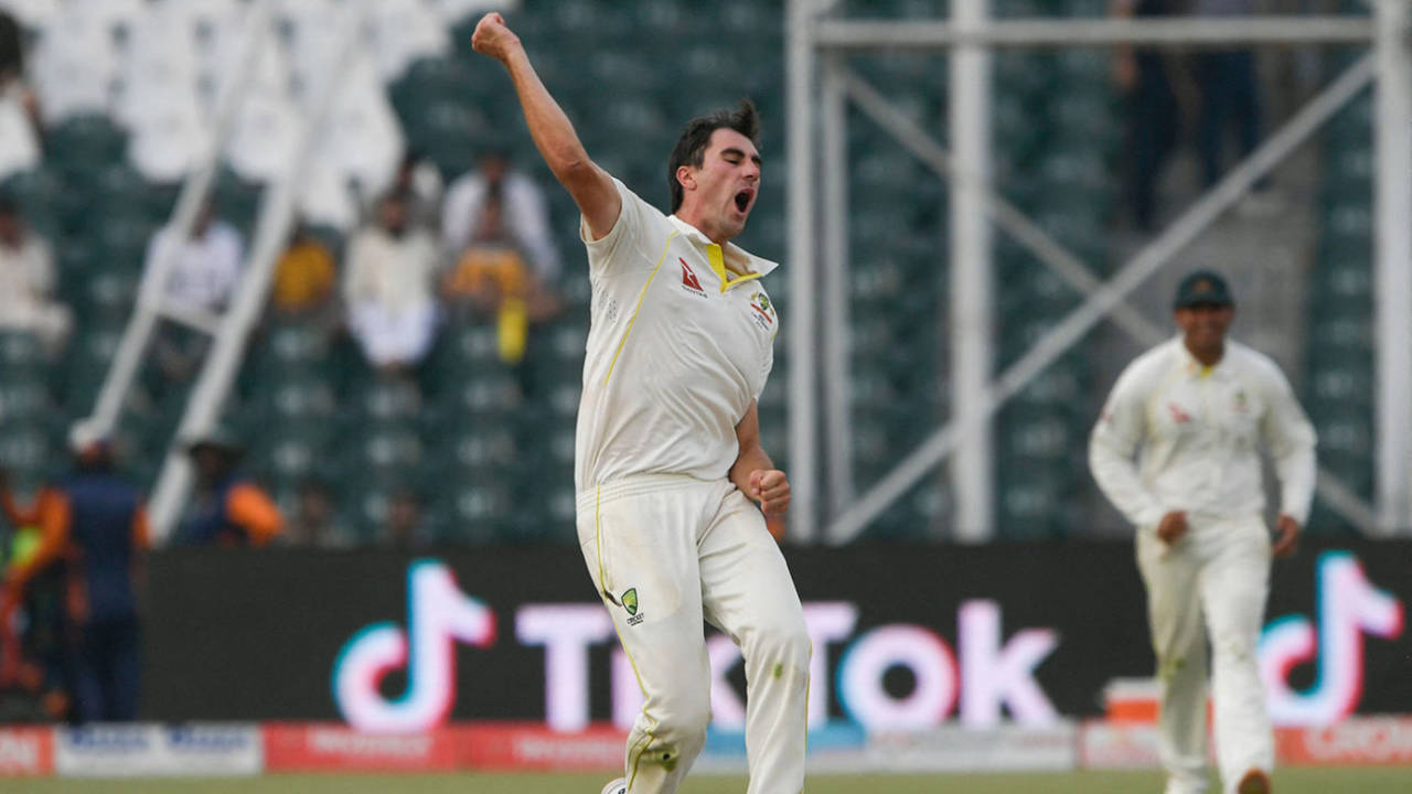 Pat Cummins bowled a spectacular spell, Pakistan v Australia, 3rd Test, Lahore, 3rd day, March 23, 2022