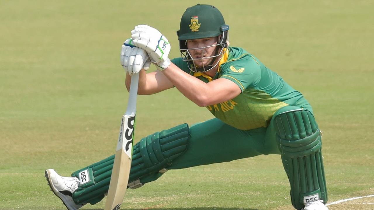 David Miller in action during the 3rd ODI, South Africa vs Bangladesh, 3rd ODI, Centurion, March 23, 2022