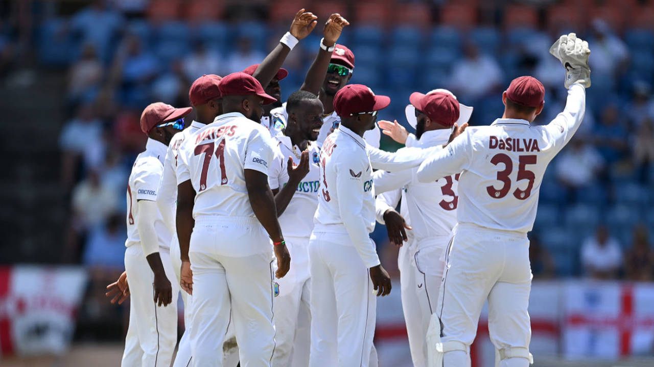 Kemar Roach removed Alex Lees after lunch, West Indies vs England, 3rd Test, Grenada, 1st day, March 24, 2022