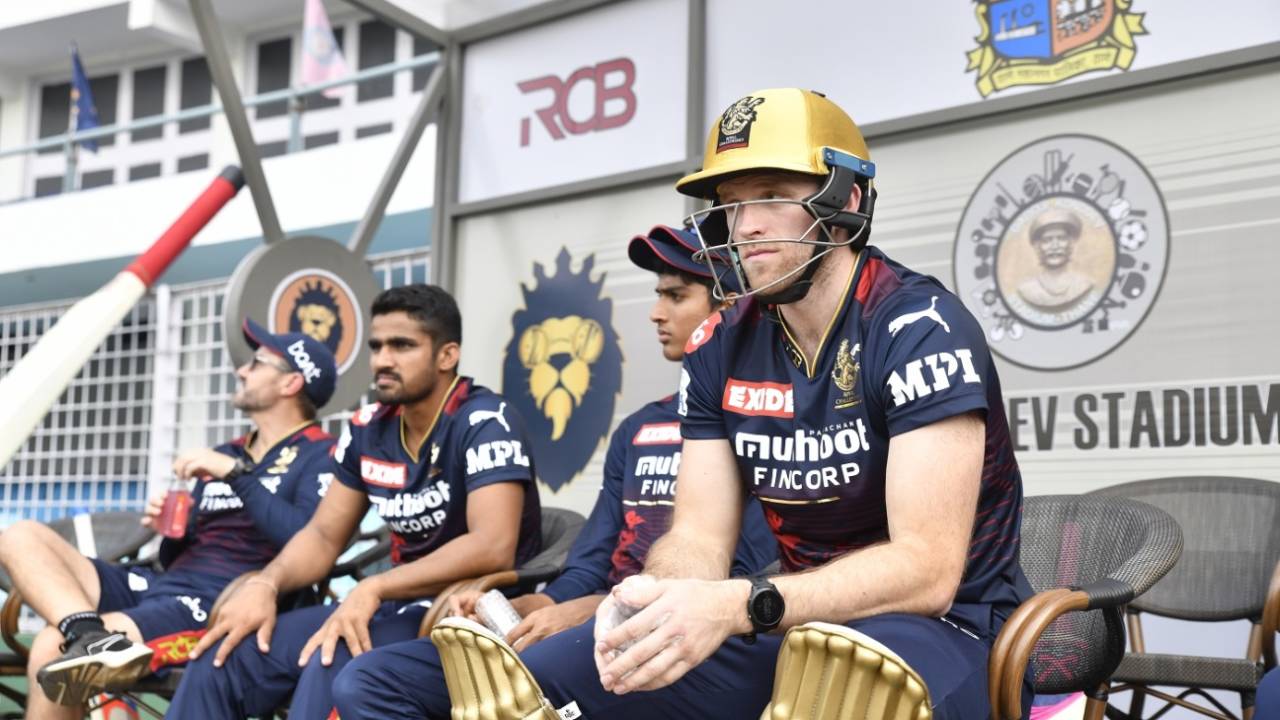 David Willey waits for his chance to get batting practice, Mumbai, March 26, 2022