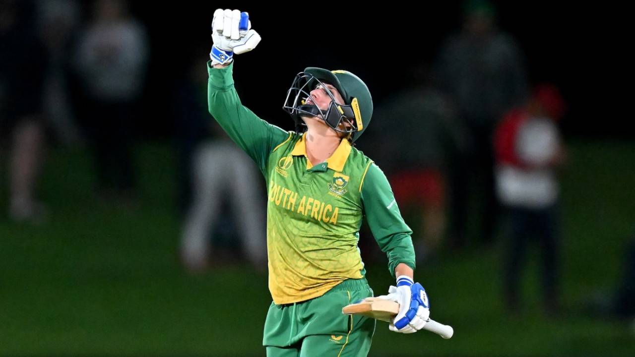Mignon du Preez brought up her first half century in this competition at a crucial time, India vs South Africa, Women's World Cup 2022, Christchurch, March 27, 2022 