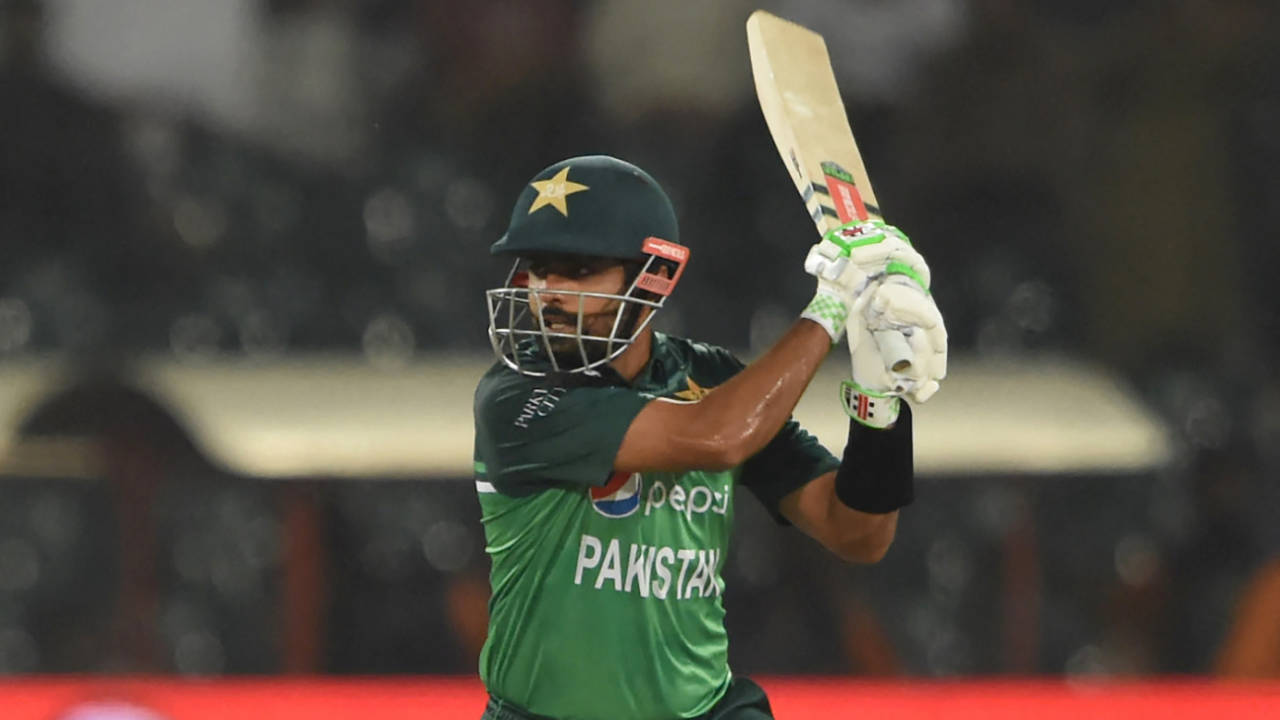 Babar Azam is hoping that the confidence from the win in the second game carries Pakistan to a series win&nbsp;&nbsp;&bull;&nbsp;&nbsp;AFP/Getty Images