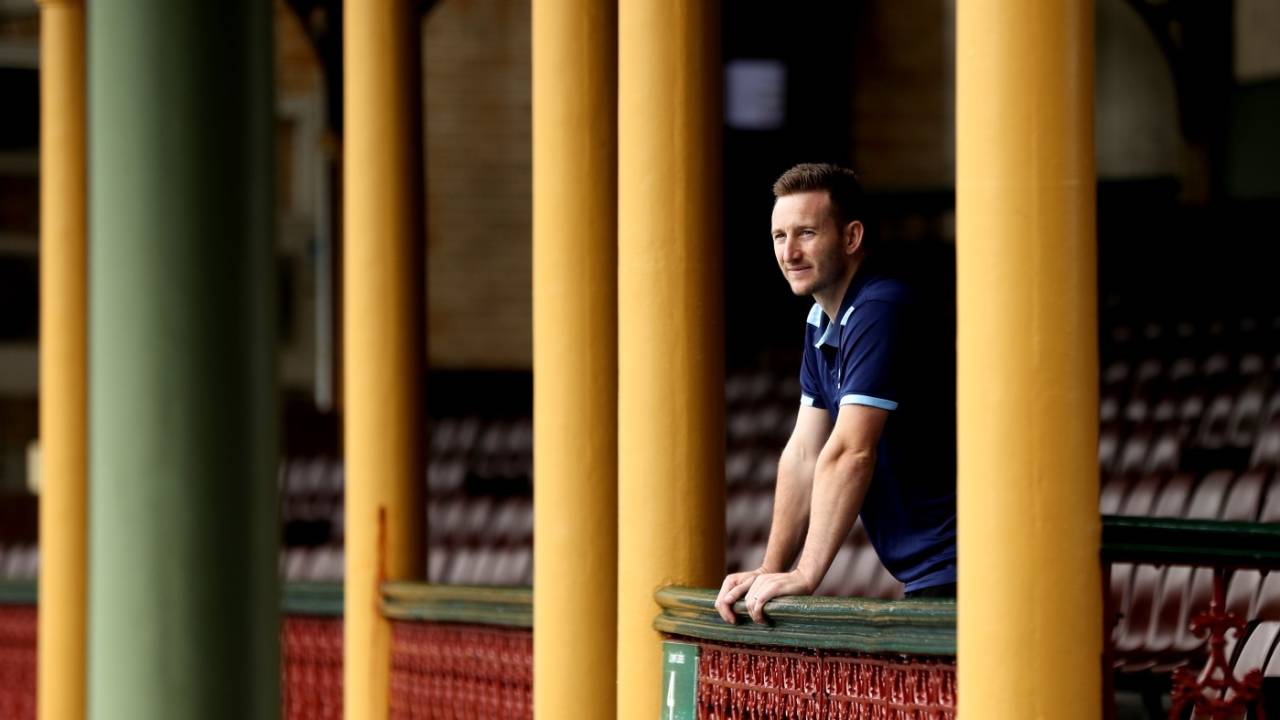 Peter Nevill looks out over the SCG after announcing his retirement, Sydney, April 1, 2022