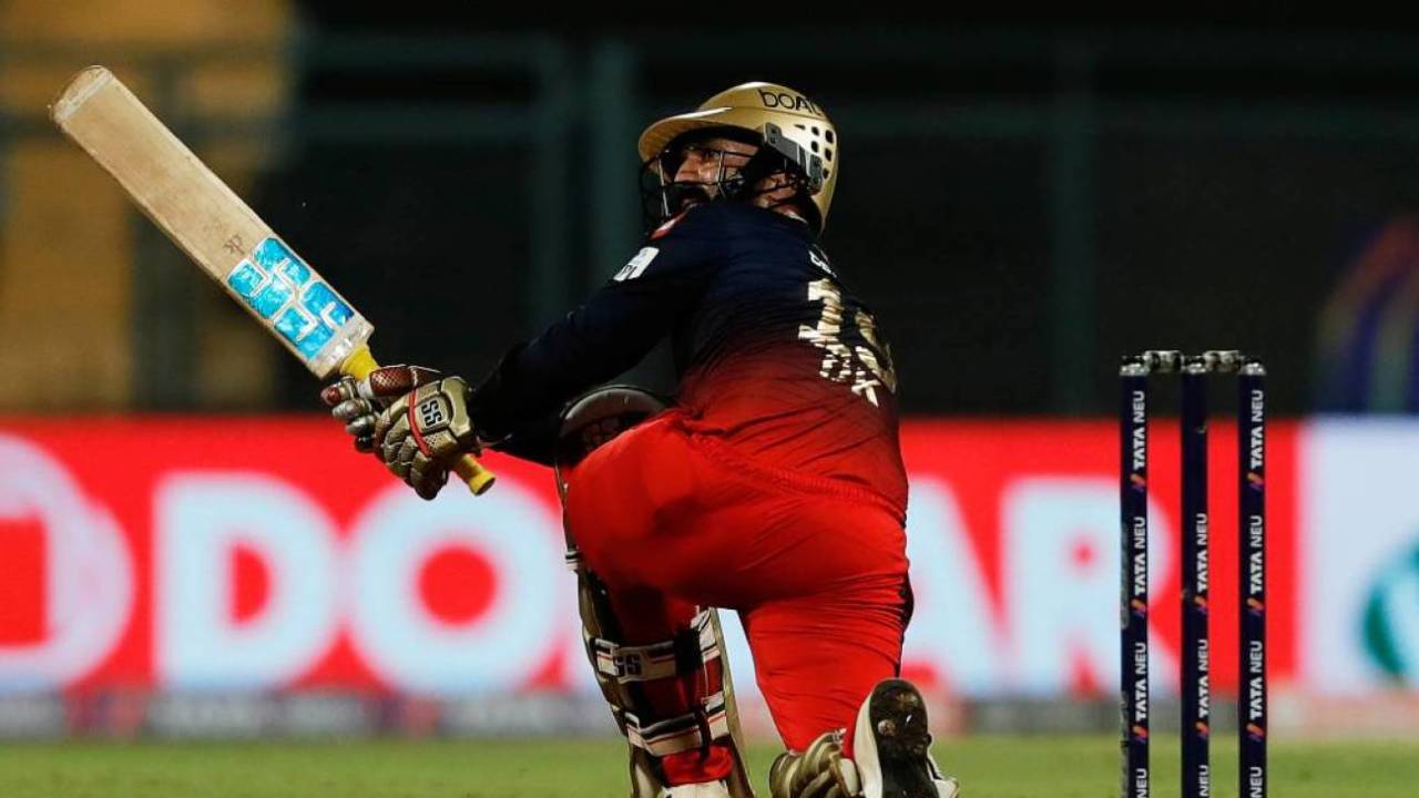 Dinesh Karthik brought out his 360-degree game, Rajasthan Royals v Royal Challengers Bangalore, IPL 2022, Wankhede Stadium, April 5, 2022