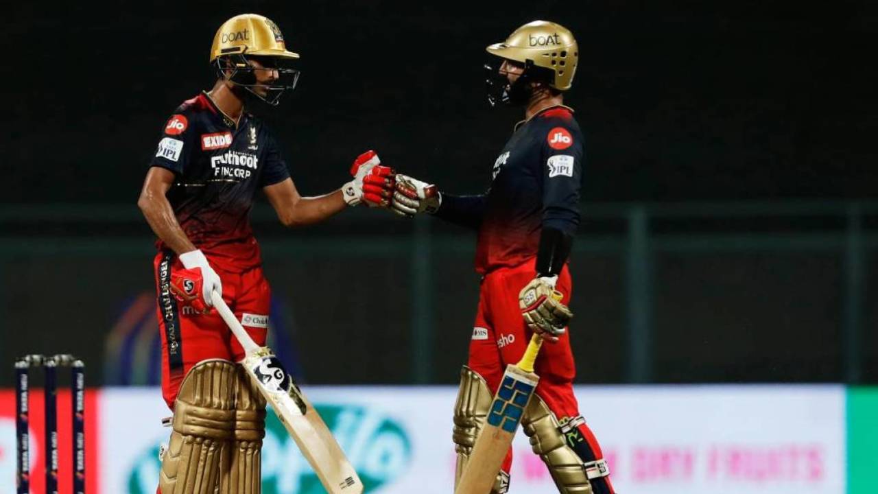 Shahbaz Ahmed and Dinesh Karthik brought RCB back from a dire situation, Rajasthan Royals v Royal Challengers Bangalore, IPL 2022, Wankhede Stadium, April 5, 2022