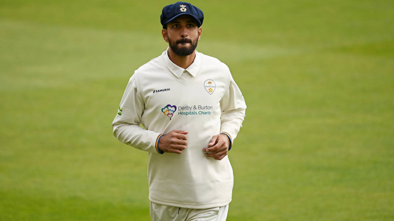 Shan Masood made 91 in his first innings for Derbyshire&nbsp;&nbsp;&bull;&nbsp;&nbsp;Getty Images