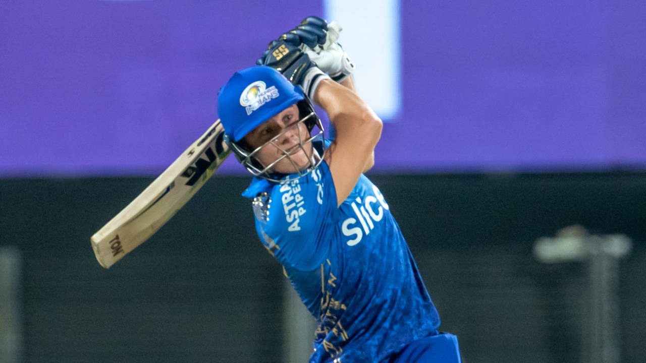 Dewald Brevis hit four sixes in a row in a Rahul Chahar over, Mumbai Indians vs Punjab Kings, IPL 2022, Pune, April 13, 2022