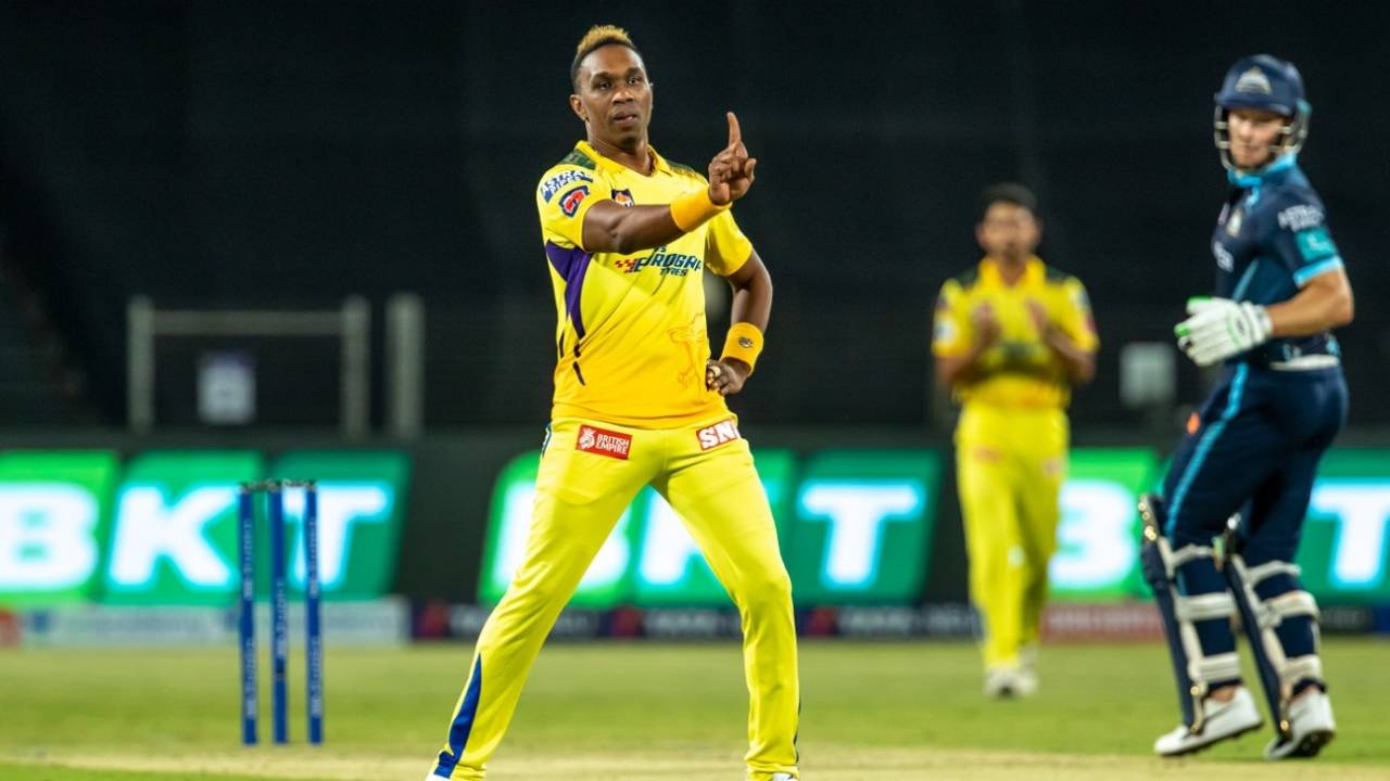 Dwayne Bravo brings out the No. 1 dance, Gujarat Titans vs Chennai Super Kings, IPL 2022, Pune, April 17, 2022