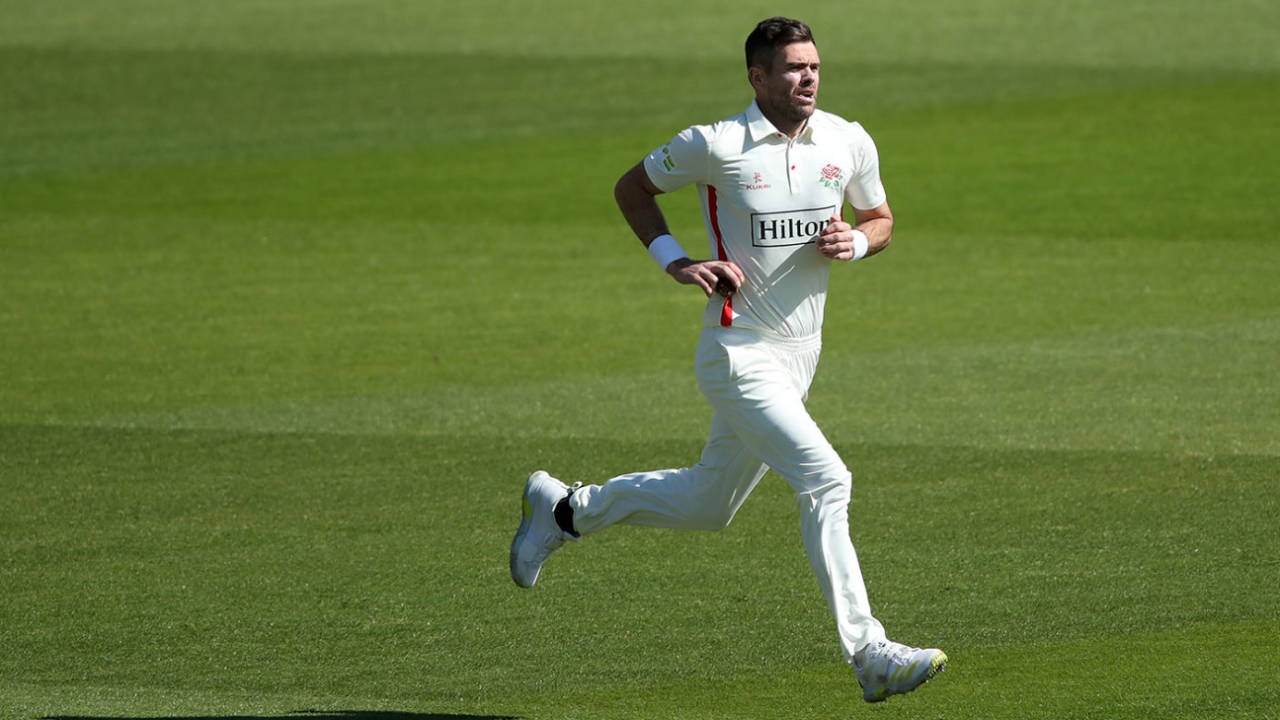 James Anderson returned to action, Lancashire vs Gloucestershire, LV= Insurance Championship, division one, 1st day, Emirates Old Trafford, April 21, 2022